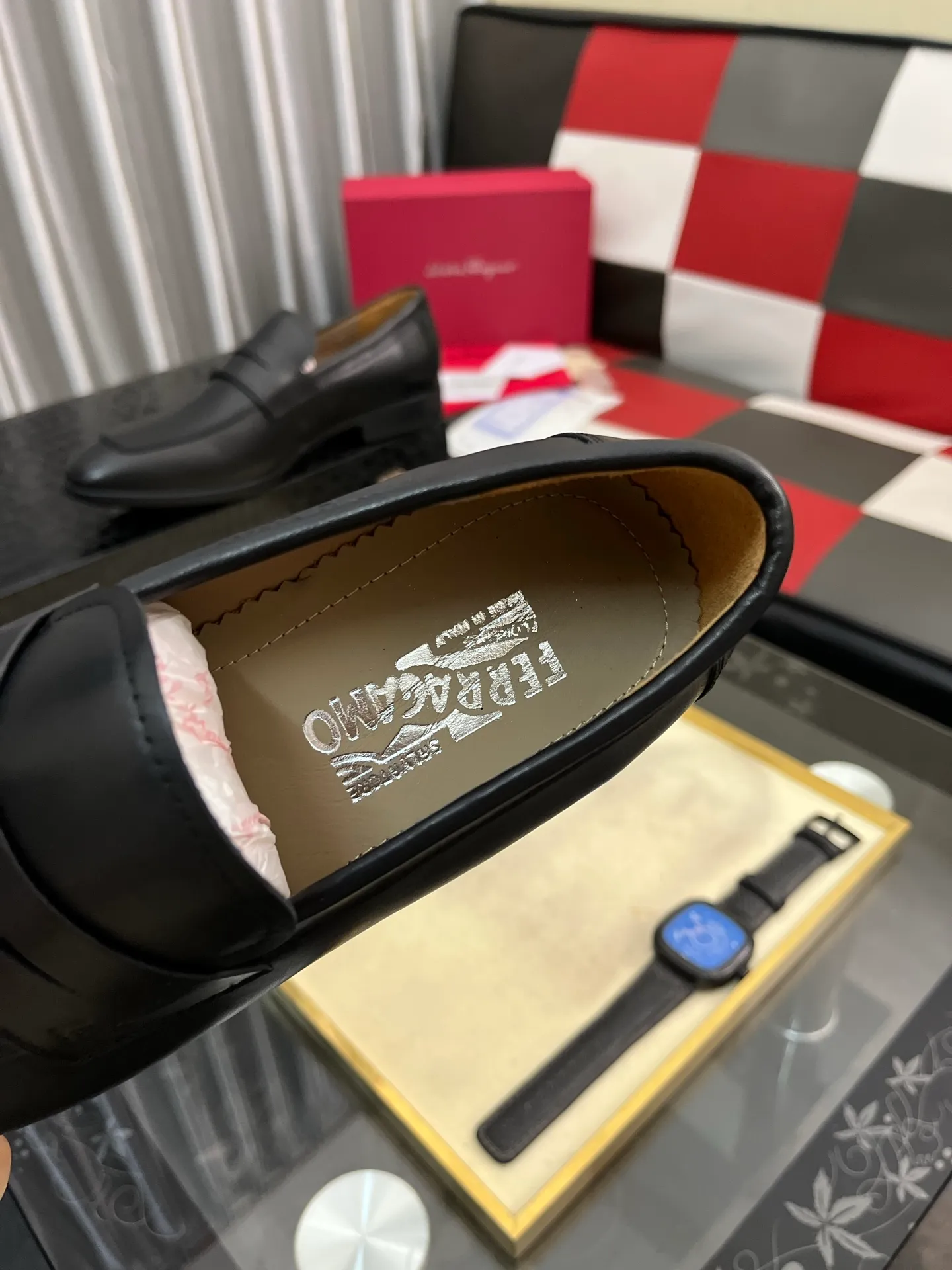 Men's shoes 💰600⌚️⌚️[Salvatore Ferragamo] Ferragamo business leather shoes, 1:1 top purchasing quality, imported selected original calfskin for the uppers, imported original soft water-dyed cowhide for the inner feet, imported original customized Italian handmade lightweight foam outsole, size: 39-44 5️⃣ options available